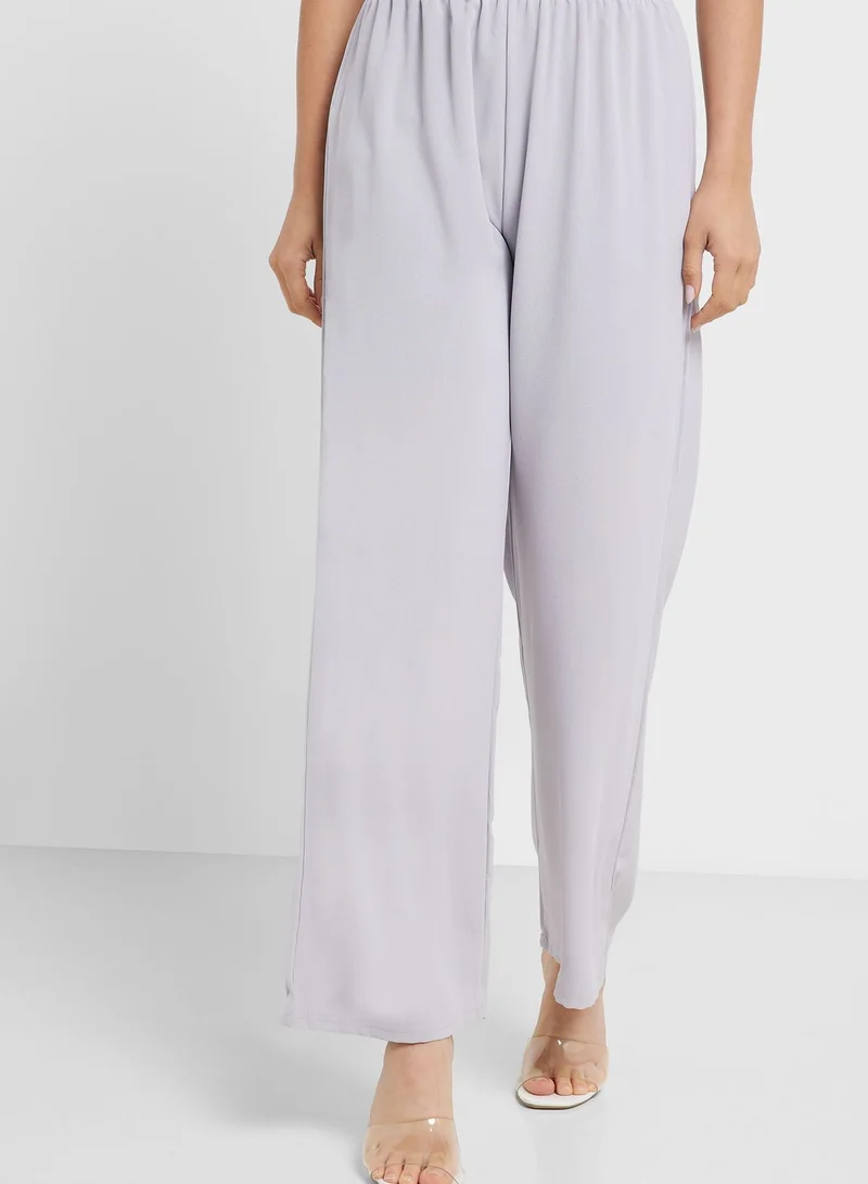 Khizana Belted Top And Pant Set