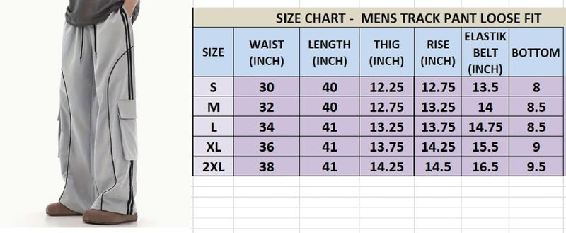 Lymio Track Pant for Men || Regular Fit || Track Pants || Full Elastic Jogger Track Pant (TP-65-Grey-2XL) - Image 2