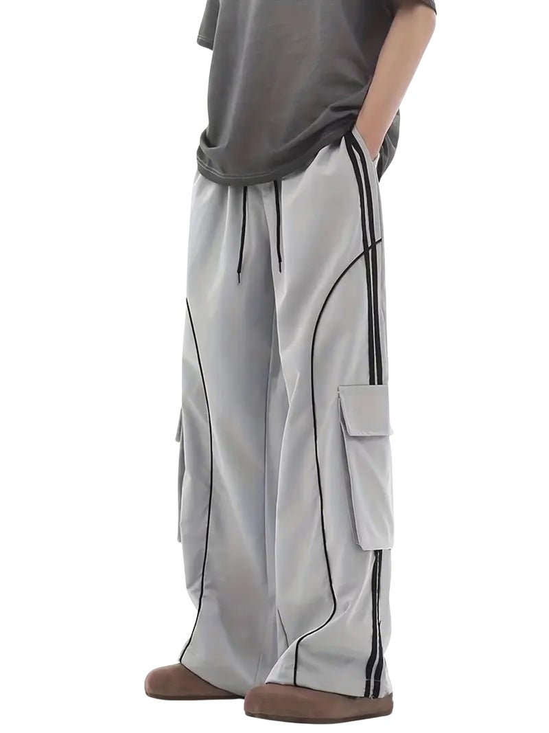 Lymio Track Pant for Men || Regular Fit || Track Pants || Full Elastic Jogger Track Pant (TP-65-Grey-2XL) - Image 4