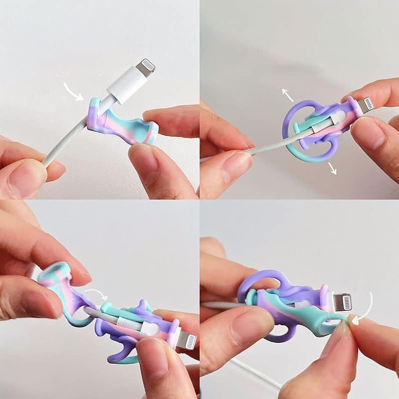 klarako 2 in 1 Data Cable Protector, Bogean 2 in 1 Data Cable Protector (G) - Image 4