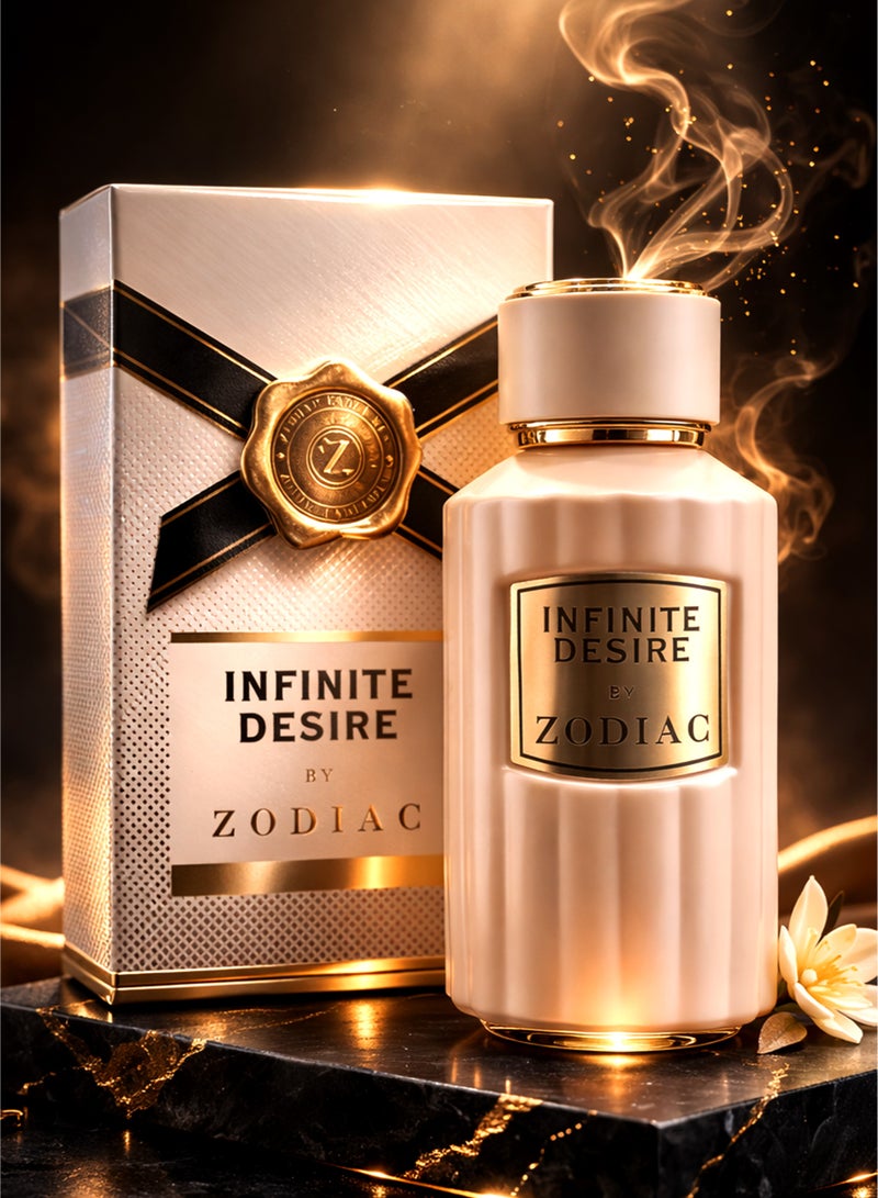 زودياك عطر زودياك إنفينيت ديزاير أو دو بيرفيوم 80 مل | عطر فاخر للجنسين، برائحة الفواكه الحلوة والمسكية مع نفحات استوائية | عطر مميز يدوم طويلاً - Image 1