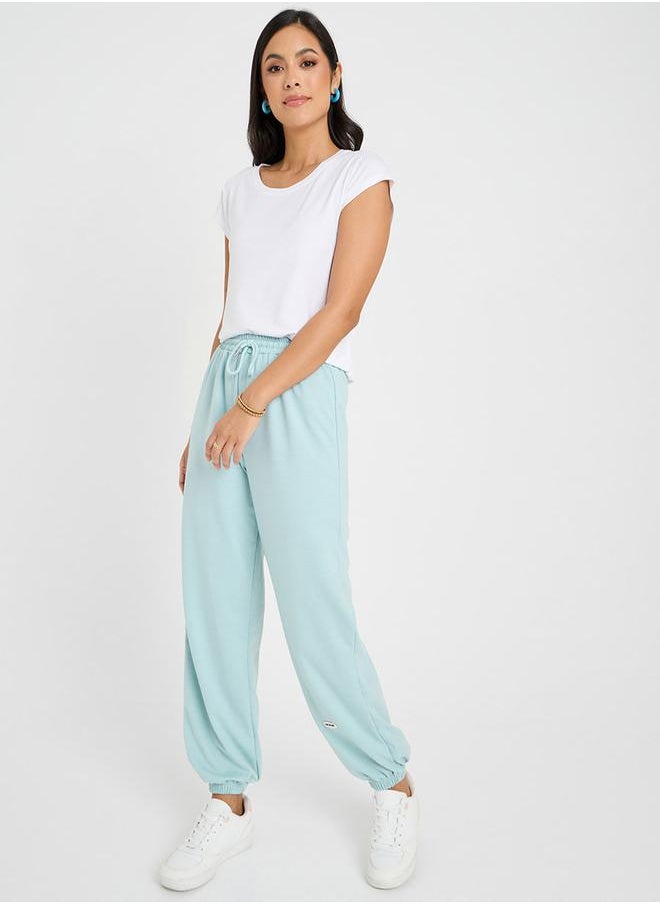 Styli - High Rise Relaxed Fit Drawcord Jogger - Image 1