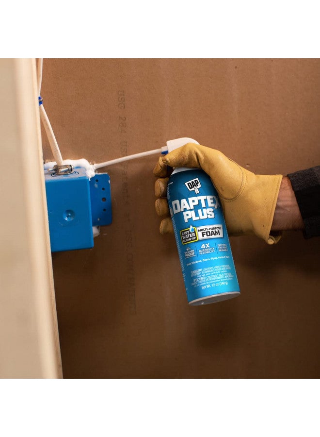 Dap 18836 DAPtex Plus Ltx Foam Sealant Raw Building Material, 12 oz, White - Image 2