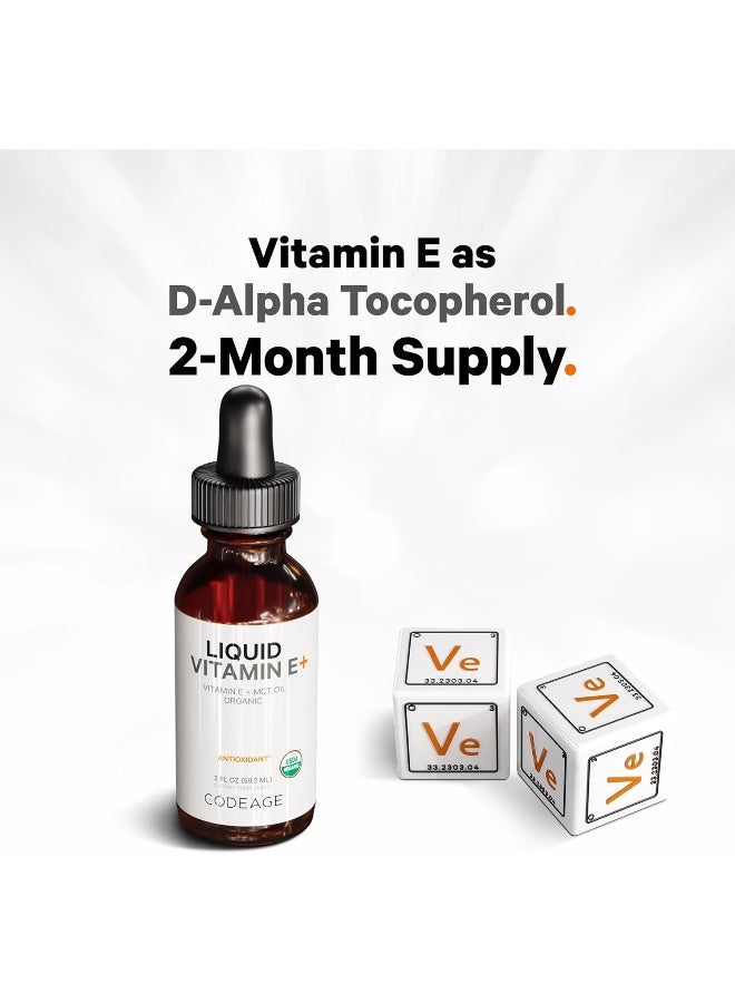 Codeage Liquid Vitamin E + MCT Oil 2 Fl Oz - Image 3