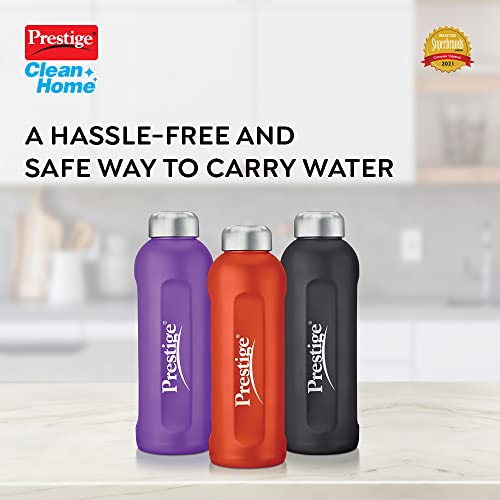 Prestige PDWBC 06 Double Walled Coloured Stainless Steel Water Bottle 1L (Assorted) - Pack of 1 - Image 2
