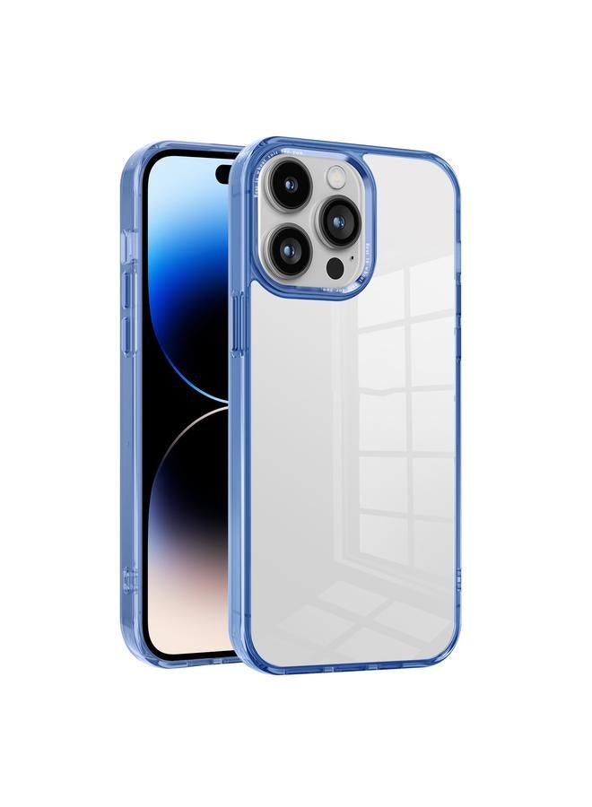 اس-توب جراب لهاتف iPhone 14 Pro بلون ثلجي شفاف من مادة البولي يوريثين الحراري الهجينة - Image 1