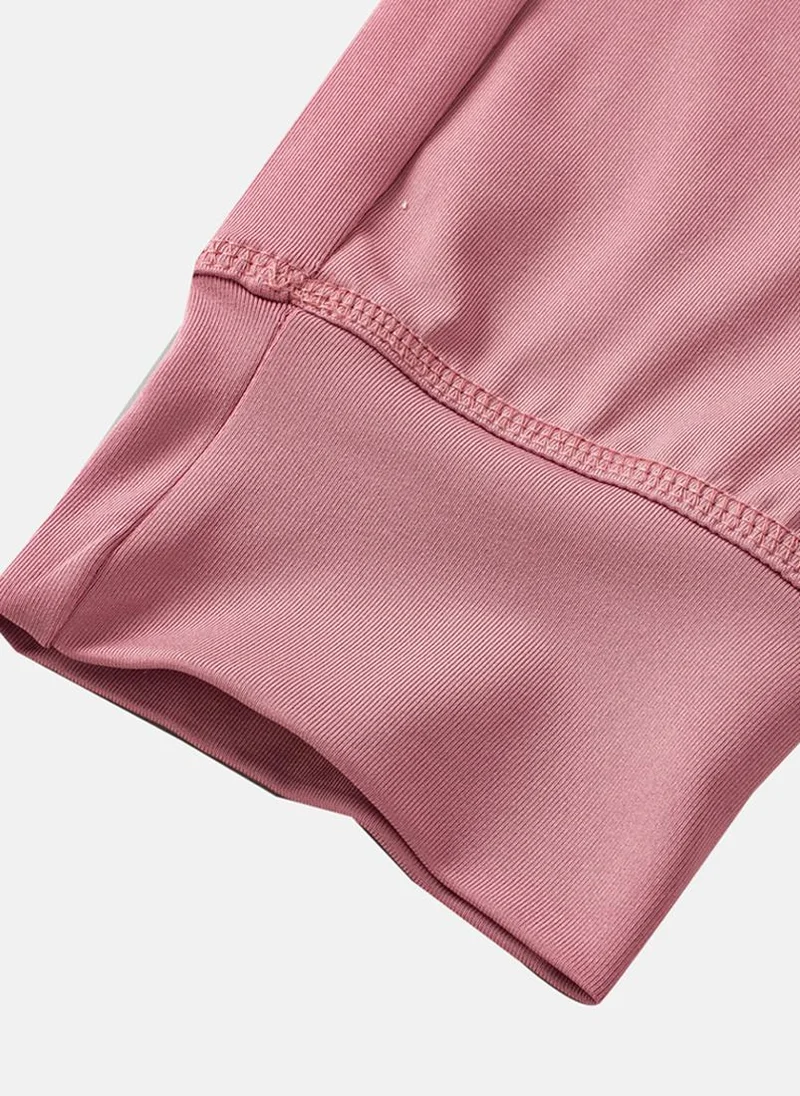 YUNIQEE Pink Plain Jogger Trouser