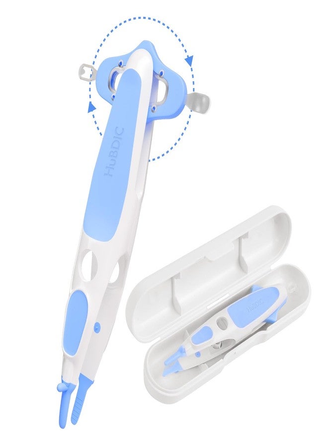 Hubdic HubiBaby 3 in 1 Baby Nose Cleaning Tweezer Booger Remover and Baby Ear Wax Removal Tool with Soft Silicone Dual Ear Wax and Safe Nasal Picker for Newborns Infants & Toddlers - Image 1