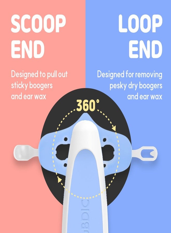 Hubdic HubiBaby 3 in 1 Baby Nose Cleaning Tweezer Booger Remover and Baby Ear Wax Removal Tool with Soft Silicone Dual Ear Wax and Safe Nasal Picker for Newborns Infants & Toddlers - Image 3
