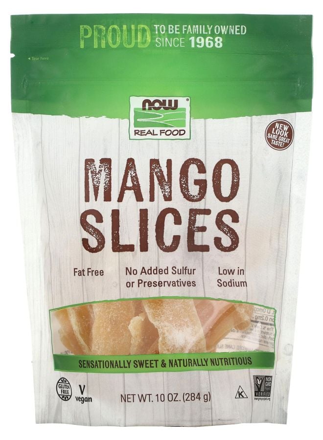 now Real Food Mango Slices 10 oz (284 g)
