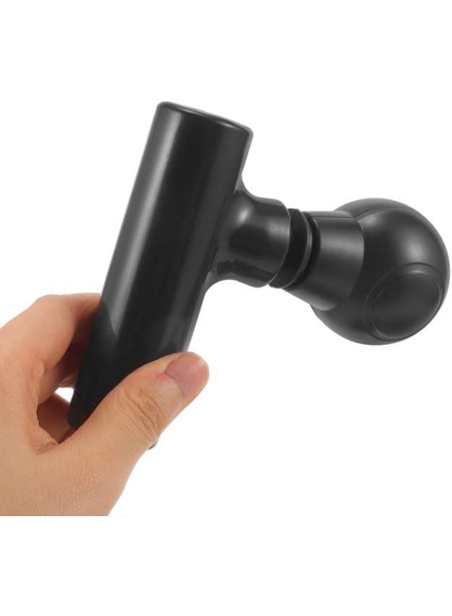Generic Portable Mini Massage Gun - Deep Tissue Muscle Massager for Neck and Body, 6 Adjustable Speeds, USB Rechargeable, Low Noise Fitness Device for Gym, Office & Face (Black) - Image 1