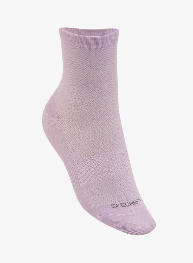سكيتشرز ثلاث جوارب كاحل غير قطنية - Image 3