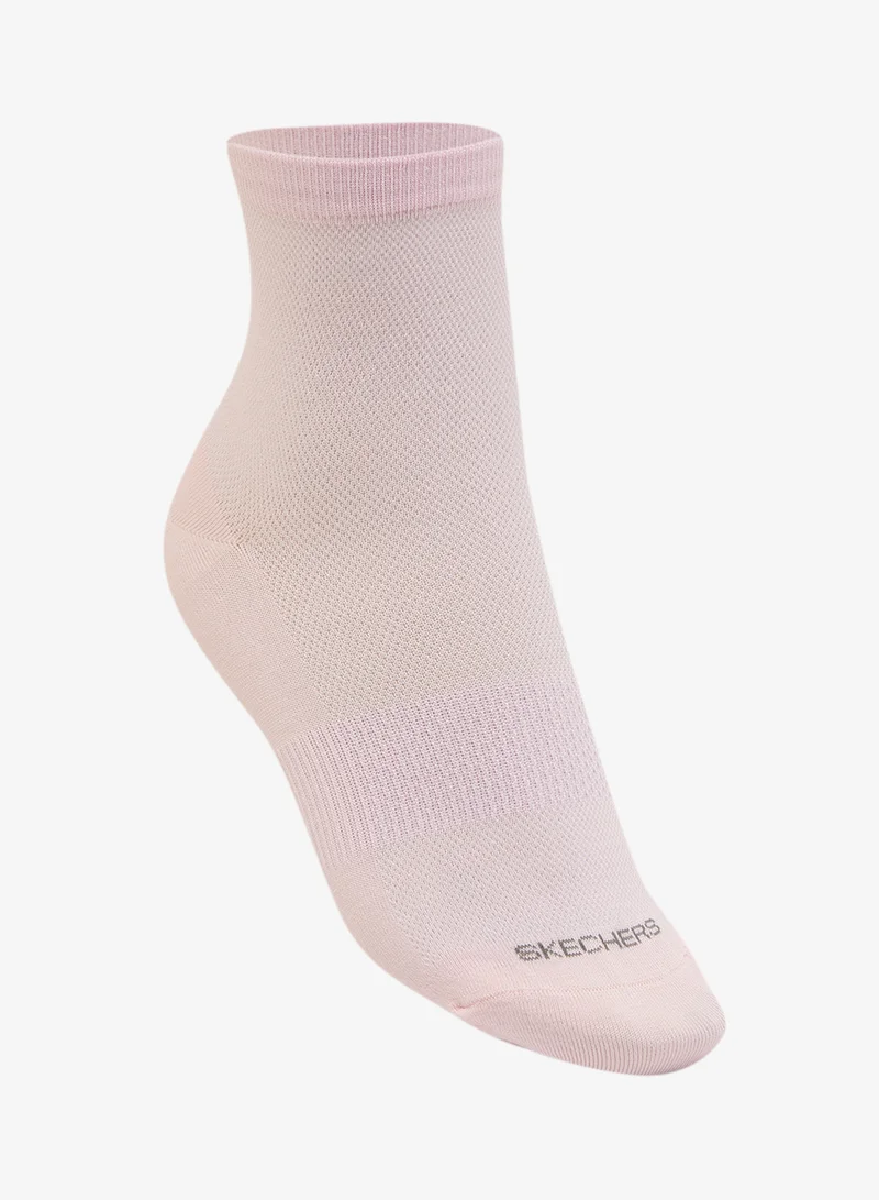 SKECHERS 3 Pack Non-Terry Anklet Socks