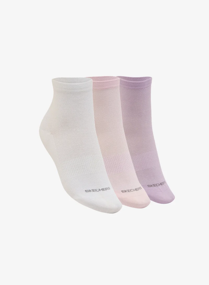 3 Pack Non-Terry Anklet Socks