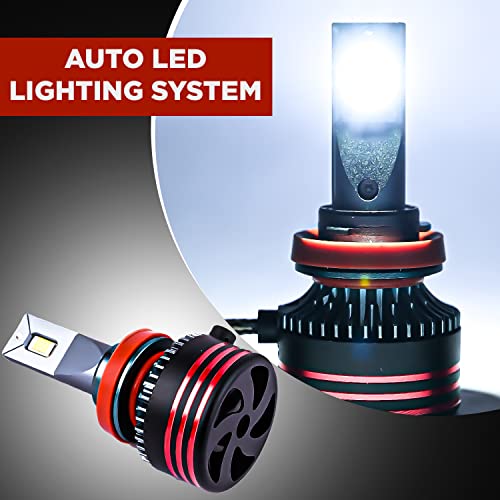 Casago CAHYH11 Hyperdrive H8/H9/H11 150W LED Headlight For Automobiles With Ultra Bright 6000k White Beam Bulbs Plug-Play Design Water Resistant(IP65) And Easy Installation - Image 5