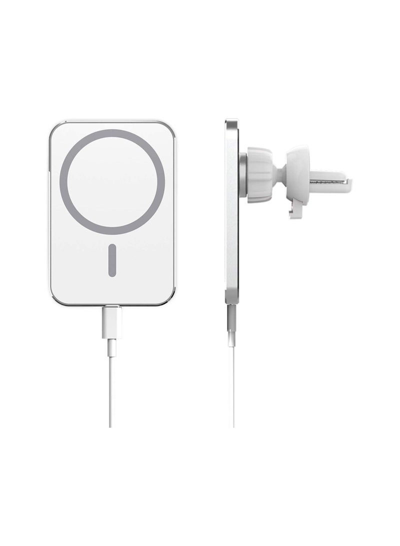 Magnetic Wireless Car Charger Vent Mount for MagSafe Case iPhone 13/13 Pro Max/14/12 Pro Max Mini Magnet Phone Holder Stand