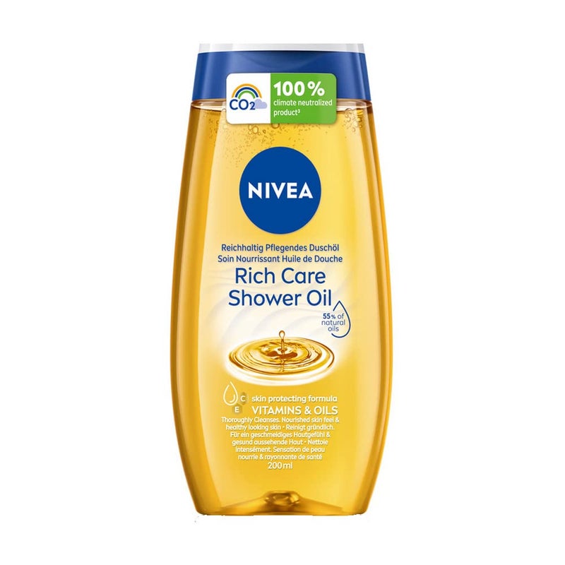 NIVEA Rich Care Intensive Nourishing Shower Oil 200 ml - Image 1