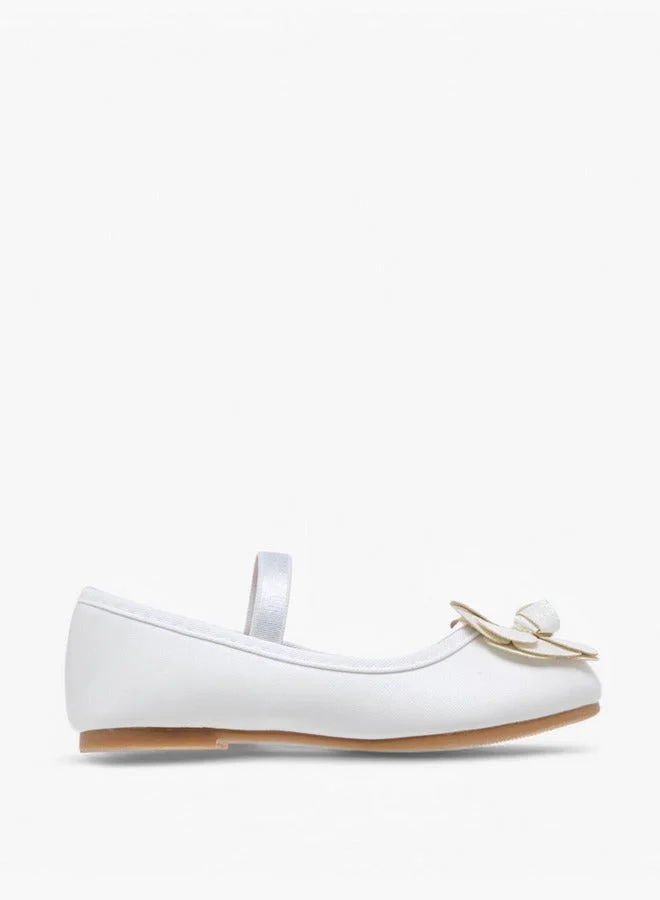 فلورا بيلا من شو إكسبرس حذاء باليرينا مزين بالزهور مع إغلاق مرن