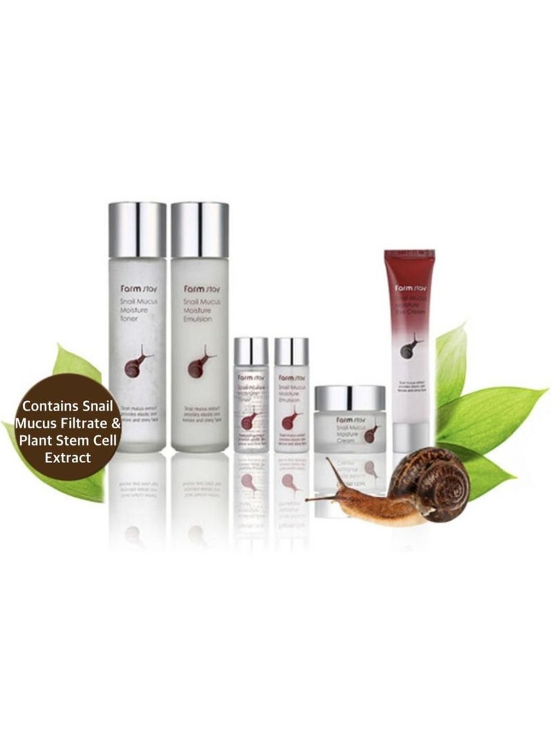 FARMSTAY Snail Mucus Moisture Skin Care 4Set  - Image 2
