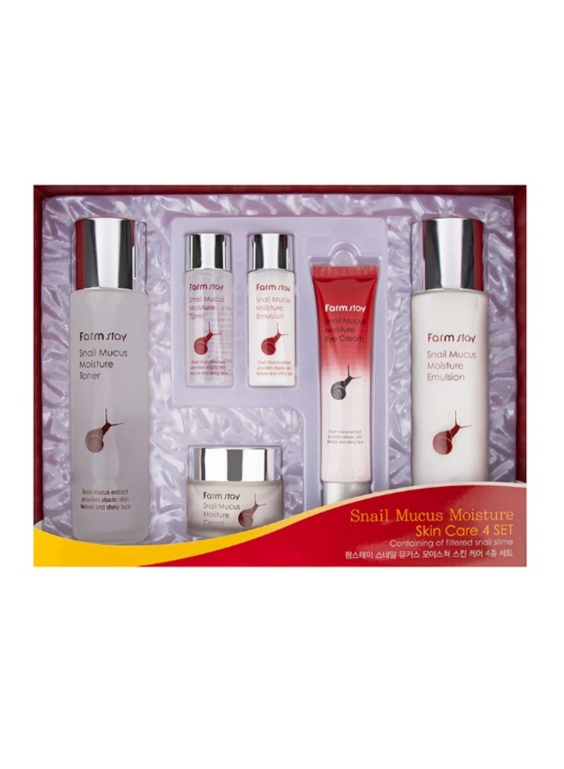 FARMSTAY Snail Mucus Moisture Skin Care 4Set  - Image 1