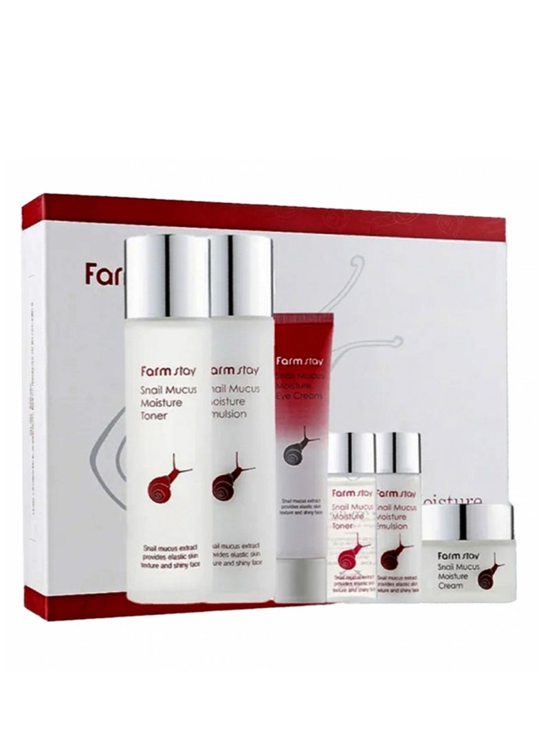 FARMSTAY Snail Mucus Moisture Skin Care 4Set  - Image 4