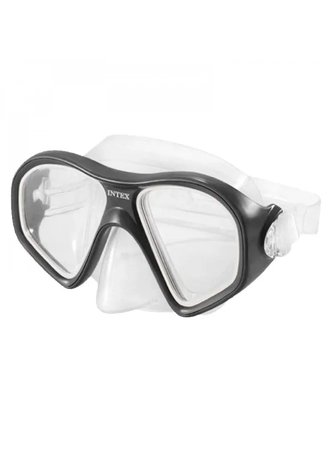 INTEX Intex Reef Rider Swim Set Mask with Snorkel Grey and Clear 8.89 x 23.18 x 50.8 cm INT55648