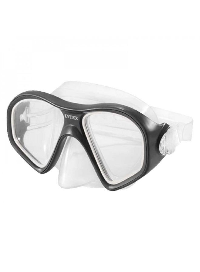 Intex Reef Rider Swim Set Mask with Snorkel Grey and Clear 8.89 x 23.18 x 50.8 cm INT55648 - Image 1