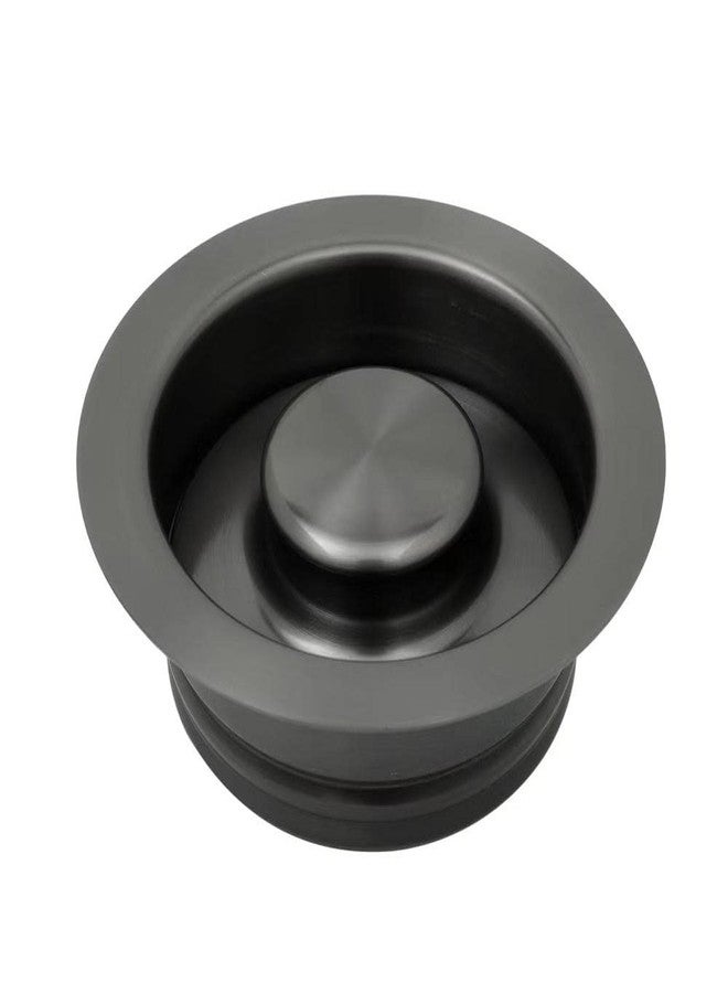 STARSTAR Kitchen Sink Flange Stopper Garbage Disposal Flange for Fit 3-1/2 Inch Standard Sink Drain Hole (Black) - Image 1