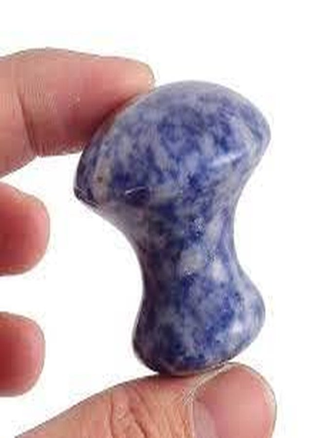 Getmecraft Handmade Natural Sodalite Mushroom-Shape Guasha Board for Spa Relaxing - Image 2