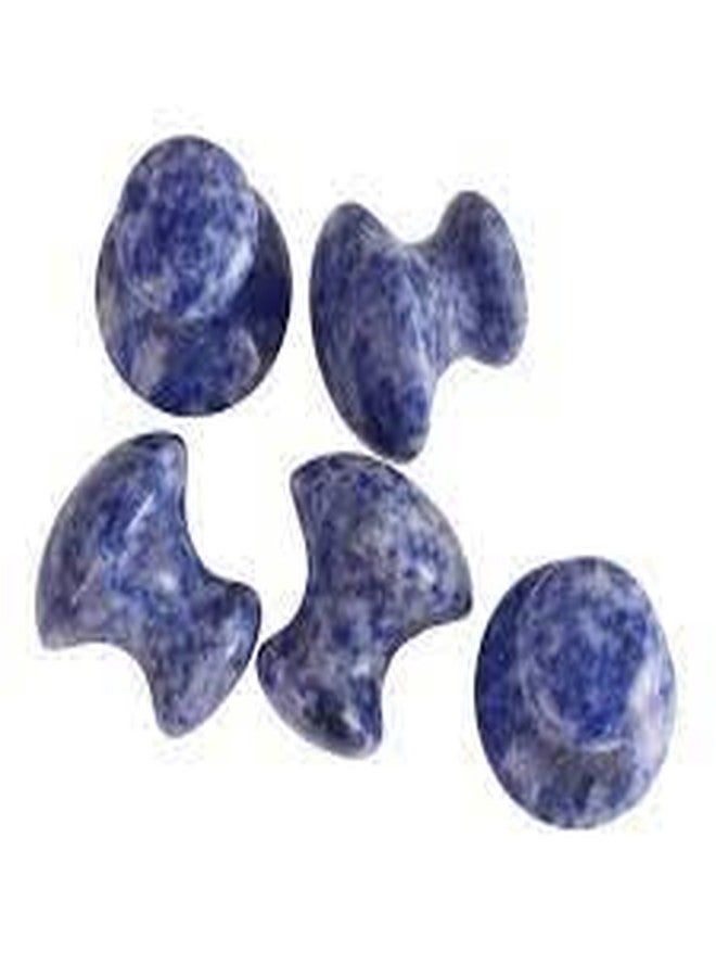 Getmecraft Handmade Natural Sodalite Mushroom-Shape Guasha Board for Spa Relaxing - Image 4