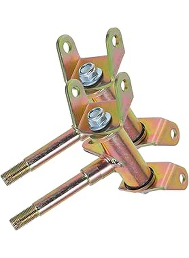 2 Pcs Steering Strut Spindle Replacement For Atv Utv Enhanced Control Compatible Go Karts - Image 1