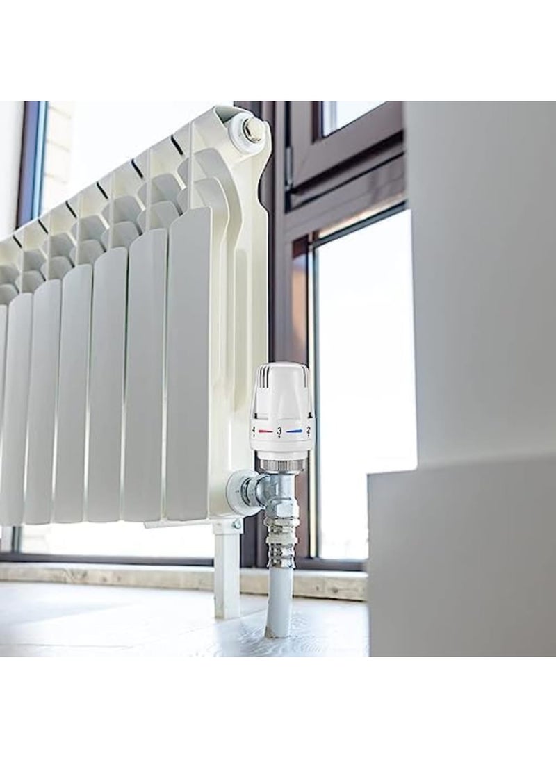 SYOSI 2 Pcs Temperature Control Valves Thermostatic Valve Head Automatic Standard Radiator Valves Replacement Fixed Head (Head Only) - Image 5