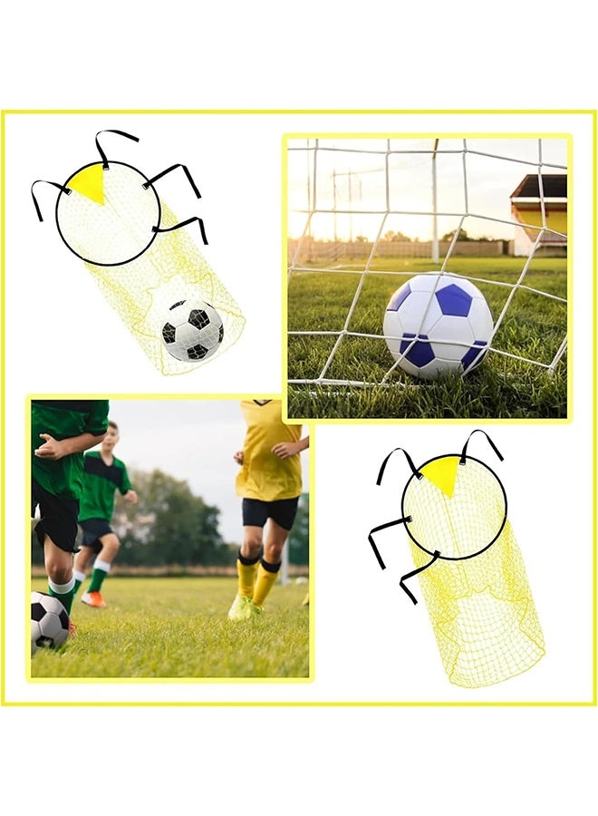 Ocean Football Goal Net Bag, Soccer Target Goal, Football Target Net, Football Practice Training Target Free Kick Shooting Target Teenagers Practice Shooting (Yellow) - Image 4