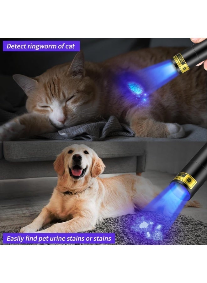 Y&D 365nm UV Flashlight | USB-C Rechargeable Mini Blacklight LED – Ultraviolet Light for Pet Dog Urine & Stains Detection, Resin Curing & Fluorescent Agent Testing - Image 3
