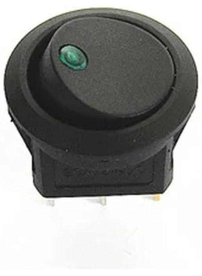 20PCS Green 20mm Round Hole 2 Gear 3 Pin Multi Function Power Switch Light Eye Automotive Tools - Image 1