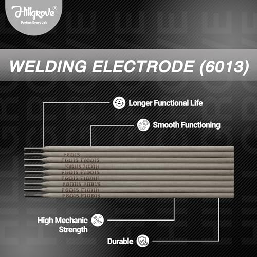 Hillgrove HGACC39M1 6013 (3.15 MM) 30Pcs High Titanium Potassium Coating ARC Welding Electrode Rod - Image 2