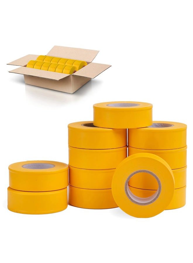 AdirPro 12 Pack Fluorescent Flagging Tape, 150' X 1'' Wide - Multipurpose Neon Marking Tape - Great Visual Labeling & Tagging for Home & Workplace Use - Image 1