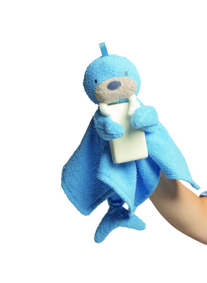 Manhattan Toy Manhattan Toy Walter Walrus Scrub-a-Dubbie Bathtime Puppet Washcloth for Infants, Toddlers and Kids - Image 5
