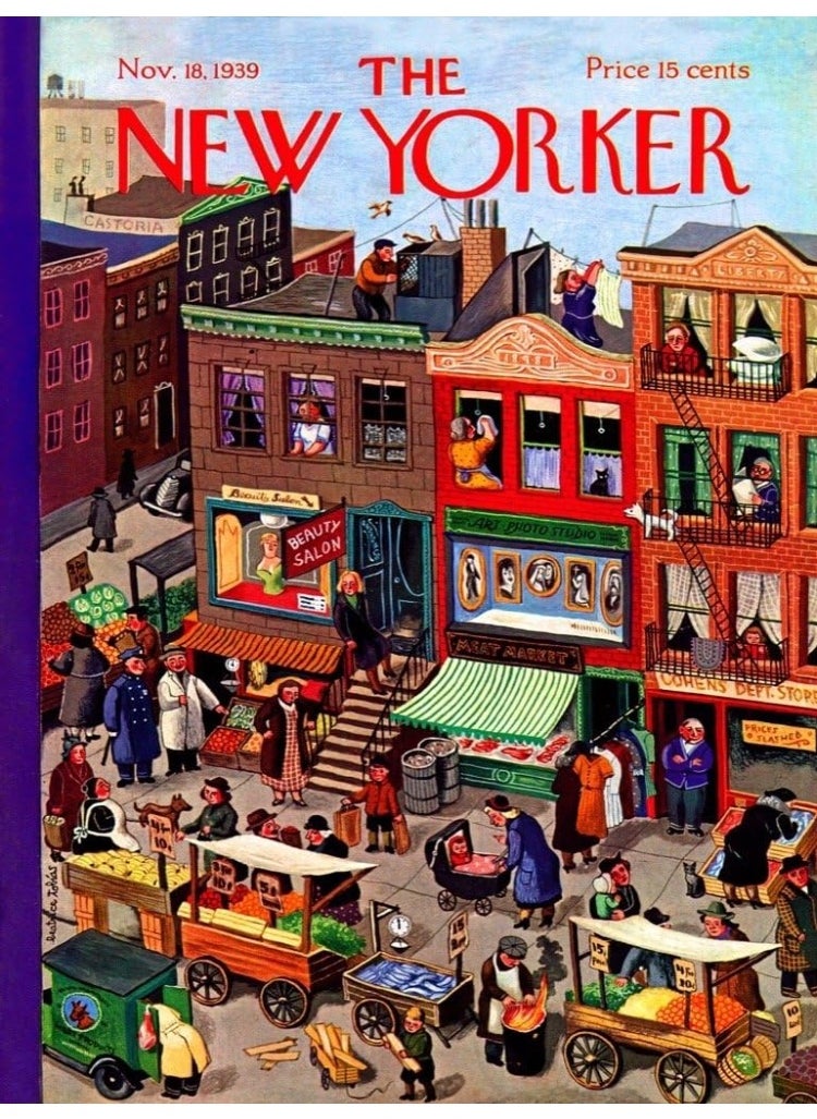 New York Puzzle Company New York Puzzle Company - New Yorker Main Street - 1000 Piece Jigsaw Puzzle  - Image 1