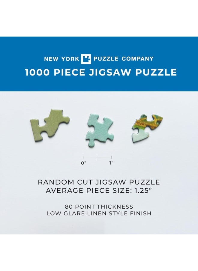 New York Puzzle Company New York Puzzle Company - New Yorker Main Street - 1000 Piece Jigsaw Puzzle  - Image 4