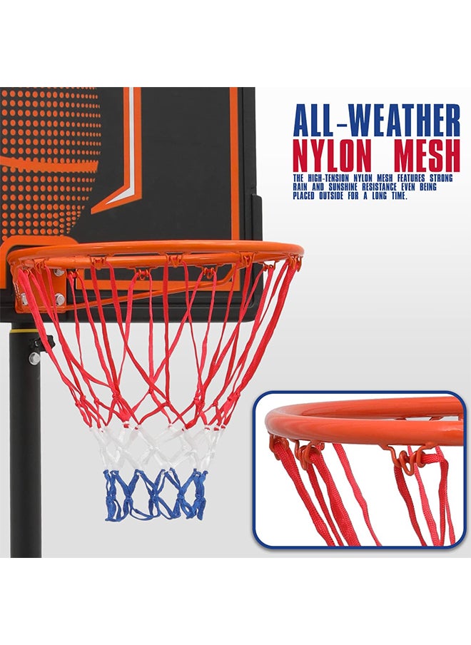 Sharpdo Adjustable Height Basketball Hoop with Reinforced Base - Portable Indoor/Outdoor Goal for All Ages  - Image 3