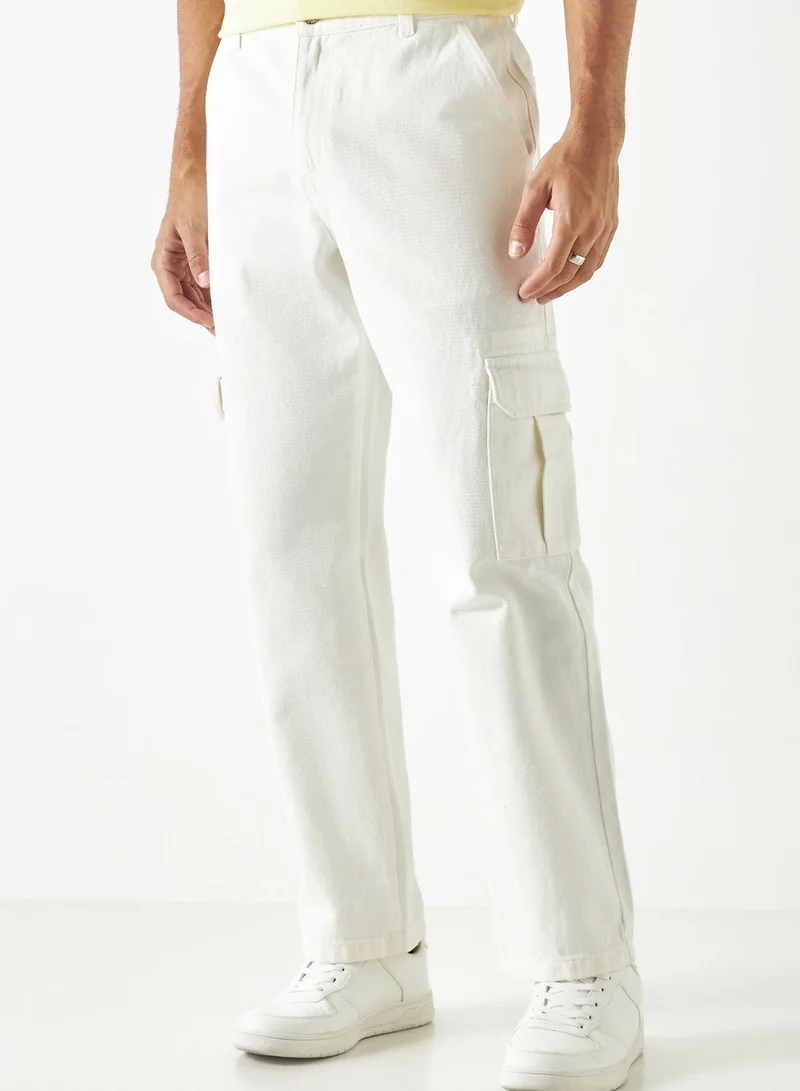 Lee Cooper Light Wash Straight Fit Jeans