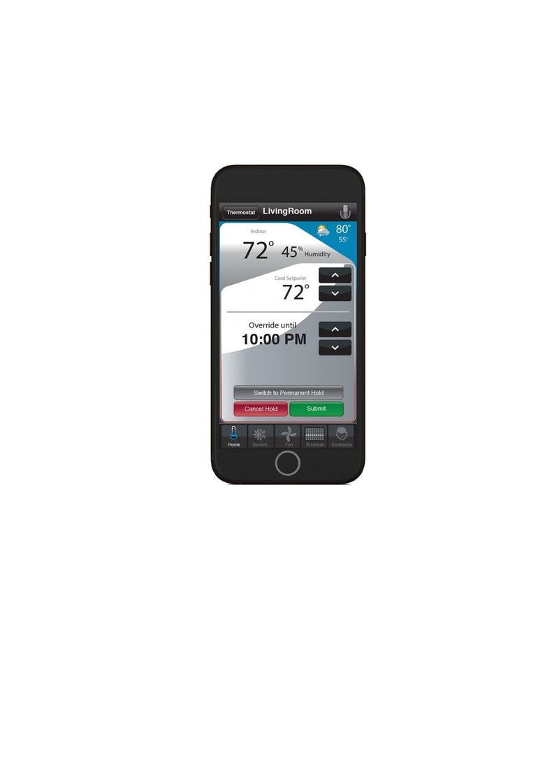 Honeywell - Honeywell RTH9580WF Smart Wi-Fi 7 Day Programmable Color Touch Thermostat, Works with Alexa - Image 1