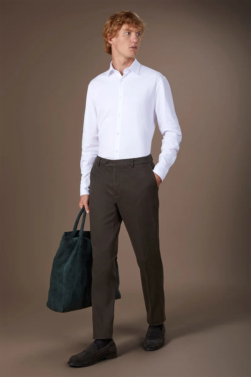 Doppelganger White Men's 100% cotton regular fit polo shirt - White for Men | Best Price UAE