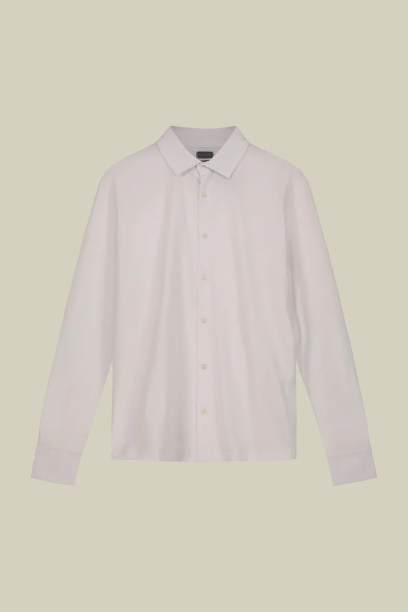 Doppelganger White Men's 100% cotton regular fit polo shirt - White for Men | Best Price UAE