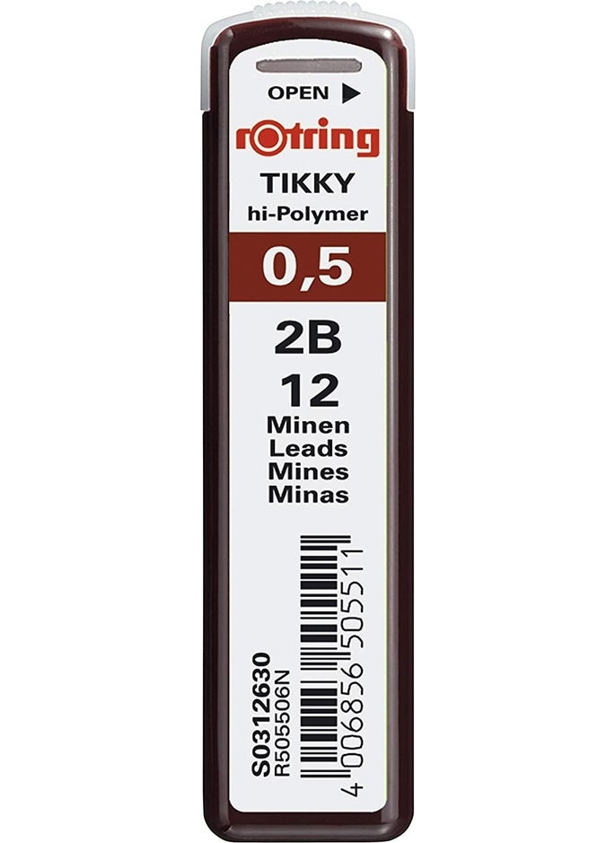 Rotring Tikky School Set 0.5 mm Neon Orange Versatile Pen + Eraser + Nib  - Image 3
