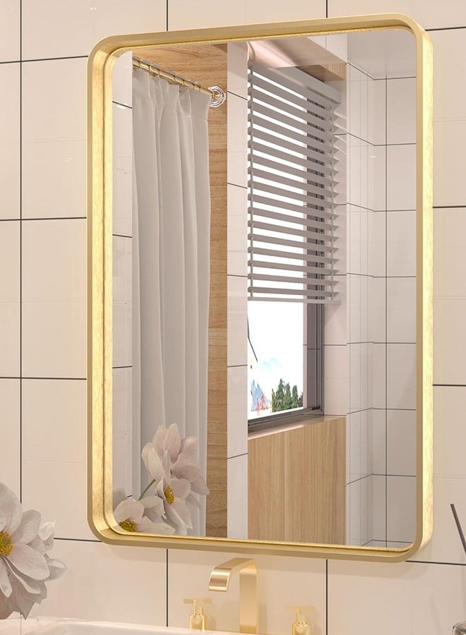 JCB CHIC Self Adhesive Glass Mirror, Bathroom Wall Mounted Mirror, Make Up Mirror Sticker for Home Living Room Bedroom, Frameless Modern Vanity Mirror for Wall Tiles Decoration Hanging（60*90cm） - Image 2