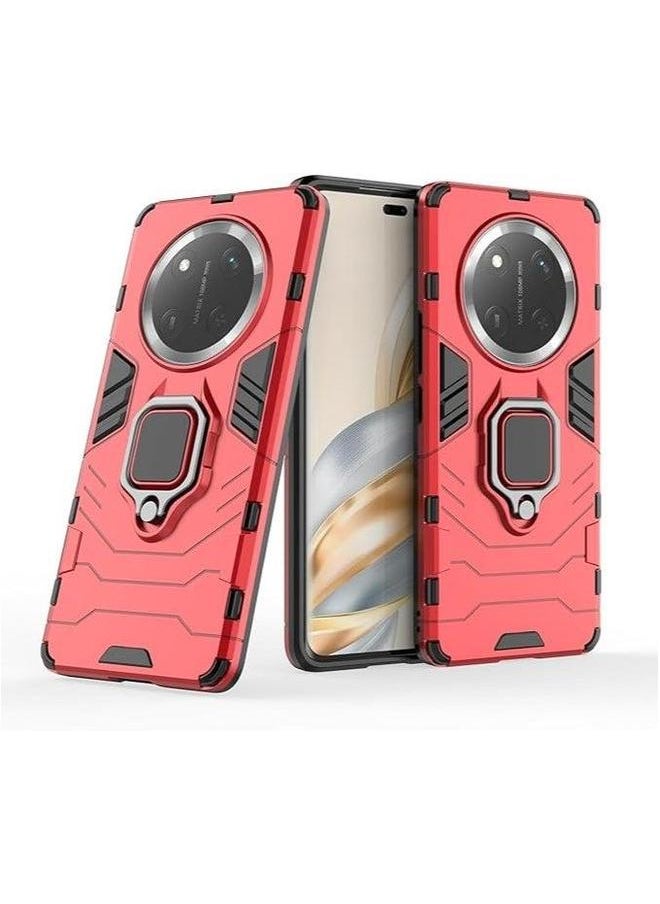 Generic Case Compatible with Honor X9c 6.78 Inch Released 2024, 360° Metal Ring Kickstand and Magnetic Car Mount, 2in1 Hybrid Shockproof for  - Image 1