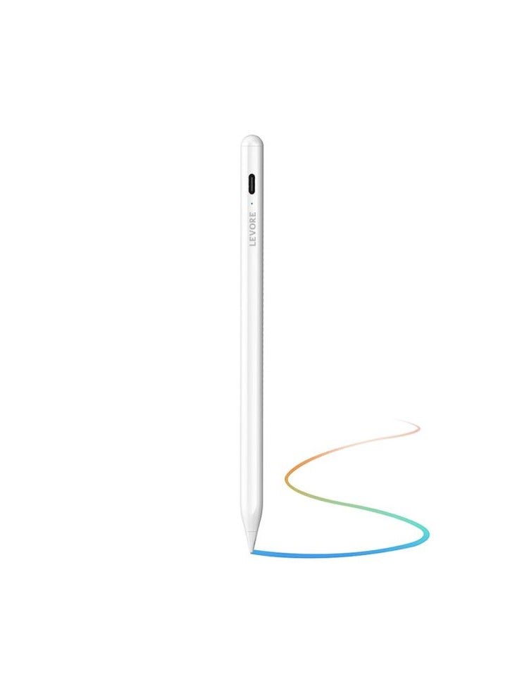 LEVORE Active Digital Stylus Pen with Palm Rejection Support  Compatible with Apple iPads - Image 1