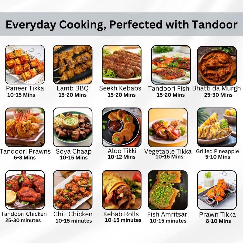 Chefman Small Charcoal Grill Barbeque with 4 Skewers, 1 Grill 1 Tong cooking/outdoor parties/picnic/Grilling food For Healthy Grilling Food - Image 5